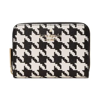 Kate Spade Darcy Cow Leather Wallets Card Holders Small Size Women's Black