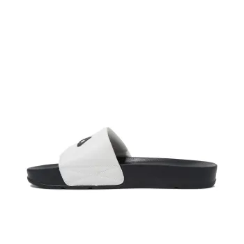 FILA DRIFTER Rubber Sole Abrasion Resistant Slide Slippers Unisex White Black Korean Style