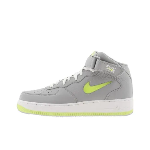 Nike Air Force 1 Skateboard Shoes Unisex High-Top Gray Green