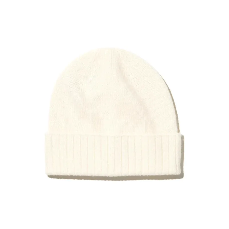 UNIQLO Cashmere Beanies Women's Ivory-0