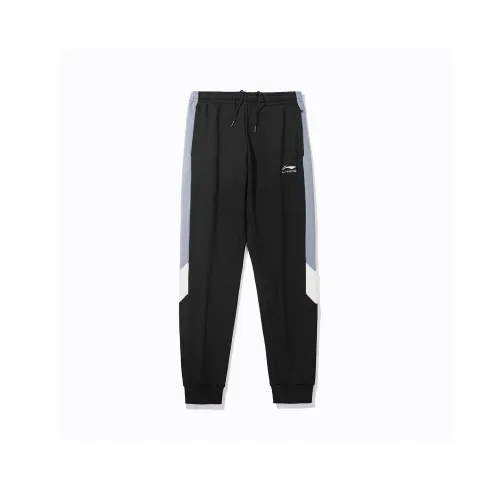 LINING Knitted Sweatpants Men Black Blue