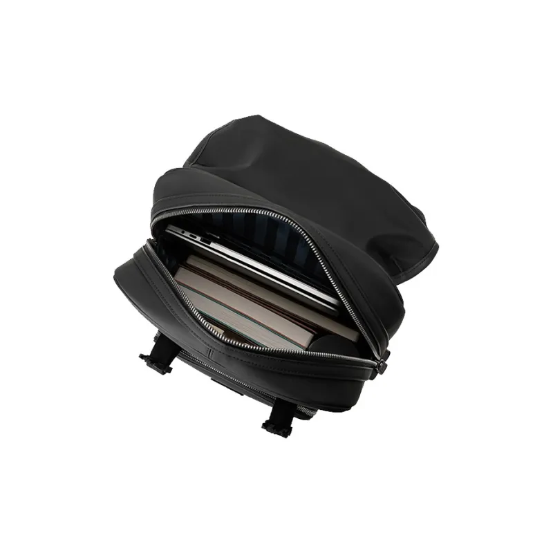 PIERRE CARDIN PU, Textile Backpack-2