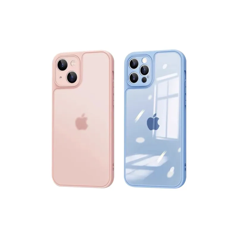 Pinsheng Matte Material Minimalist Phone Cases Compatible With IPhone 12/13 Lens Fully Enclosed Bare Machine Texture-1