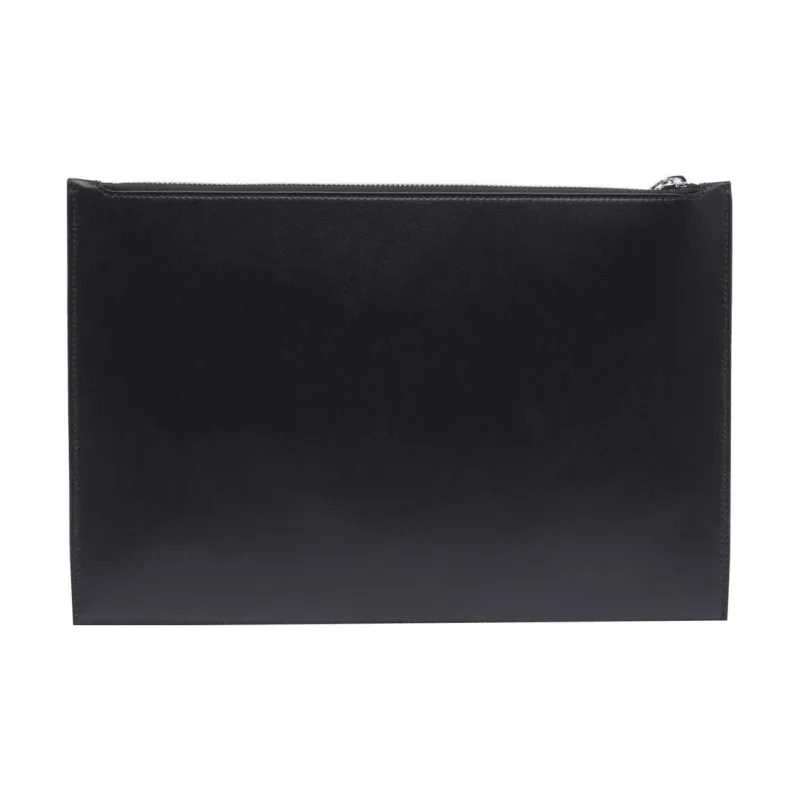 Alexander McQueen Calfskin Clutch Men's Black-2