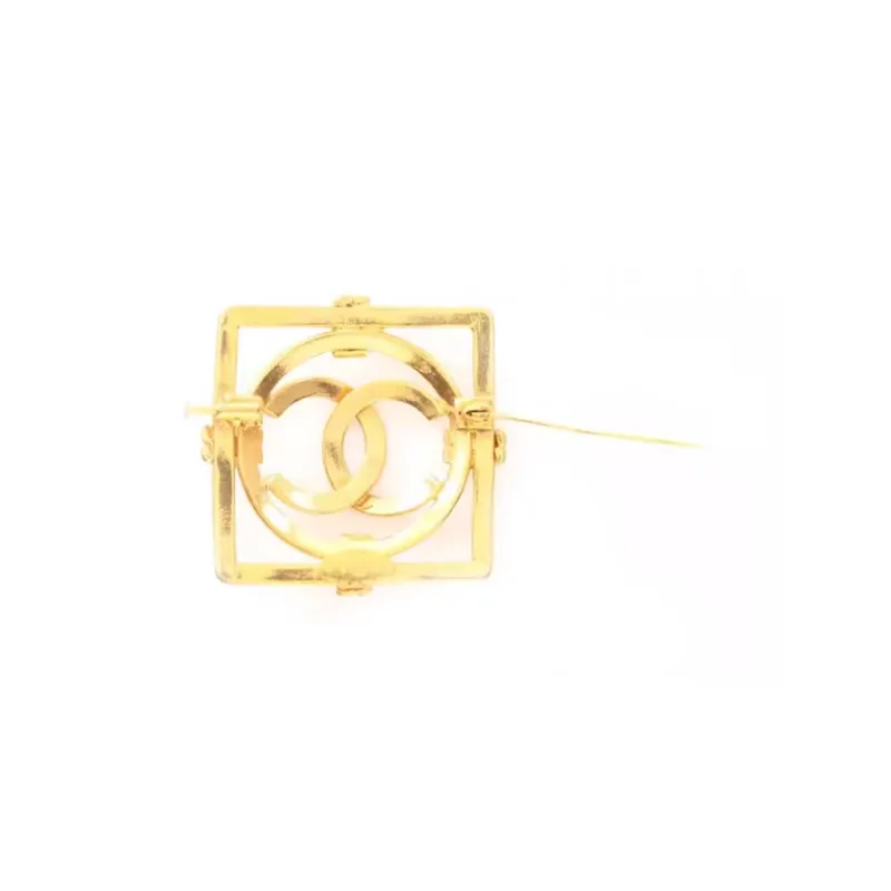 CHANEL 1986 1988 Interlocking Cc Brooch-1