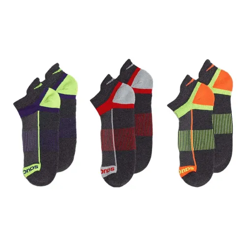 Saucony Inferno No Show Tab 3-Pack ligeras Ankle ligeras Men's 3 Pack