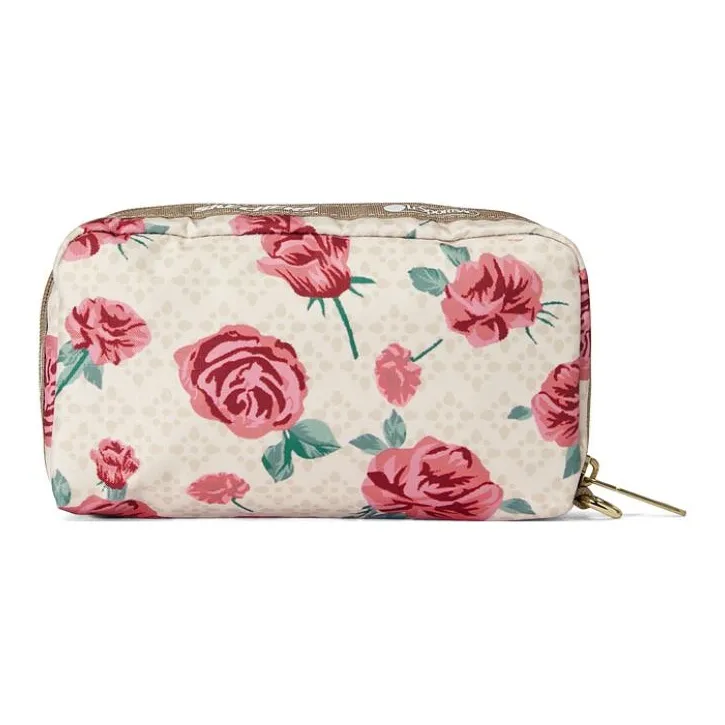 Skechers LeSportsac Collaboration Fabric Cell Phone Pouch Clutch Unisex Smoke White-2