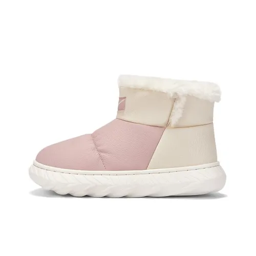 WARRIOR Snow Boots Women's Beige/Pink