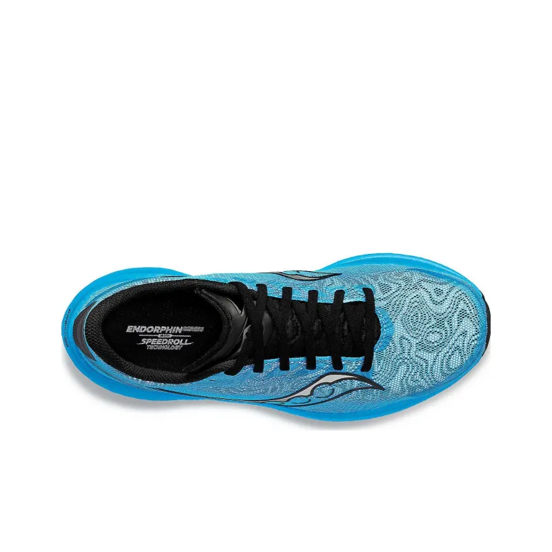 Saucony Endorphin Speed 3 Durable Breathable Low Top Running Shoes Women's Blue-3