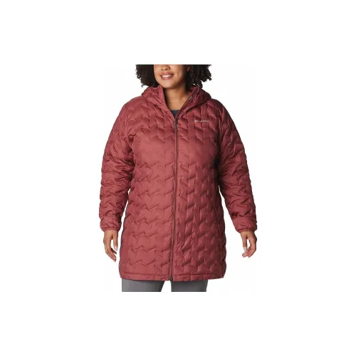 Columbia Delta Ridge Down Jackets Women's Red