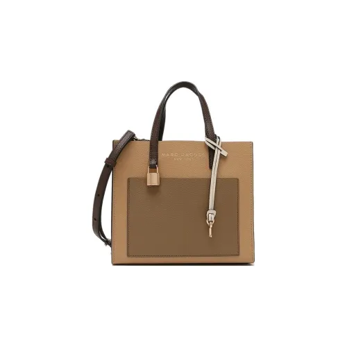 MARC JACOBS Leather Tote Bag Shopping Bag Shoulder Bag Crossbody Bag Handbag Mini Women's Coffee