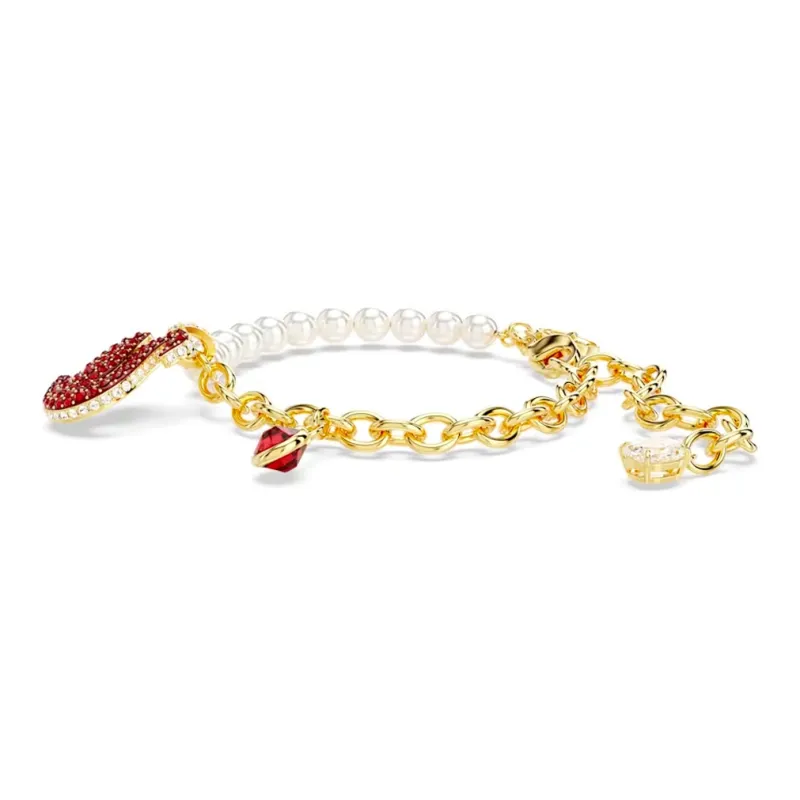 Swarovski Cubic Zirconia Faux Crystal Gold-Tone Plated Bracelets Women's Multicolor-2