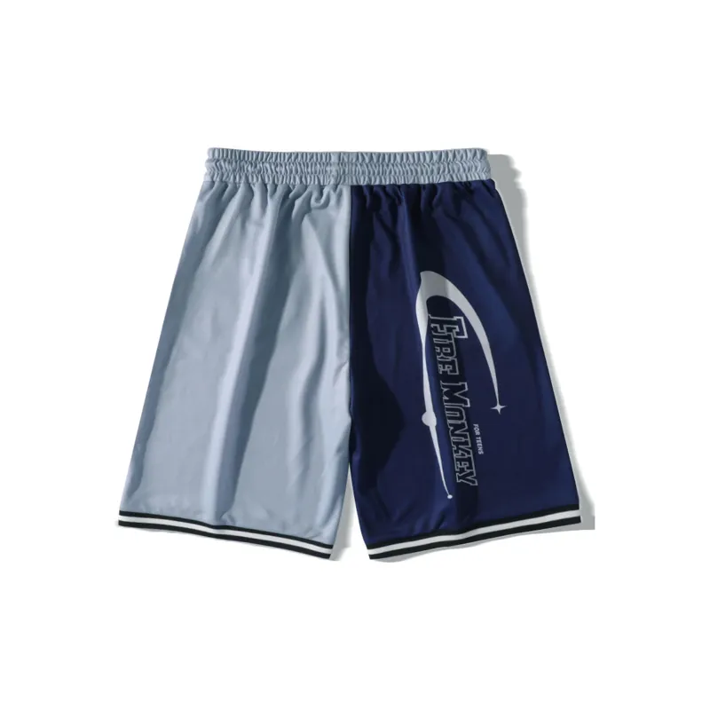 FireMonkey Shorts Unisex Gray Blue-1