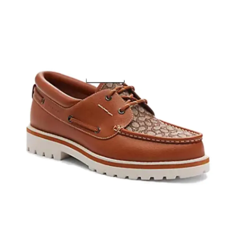 COACH Benson Panelled Boat Shoes-2