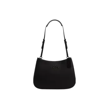COACH Penelope Cow Leather Handbag Shoulder Bag Women's Black