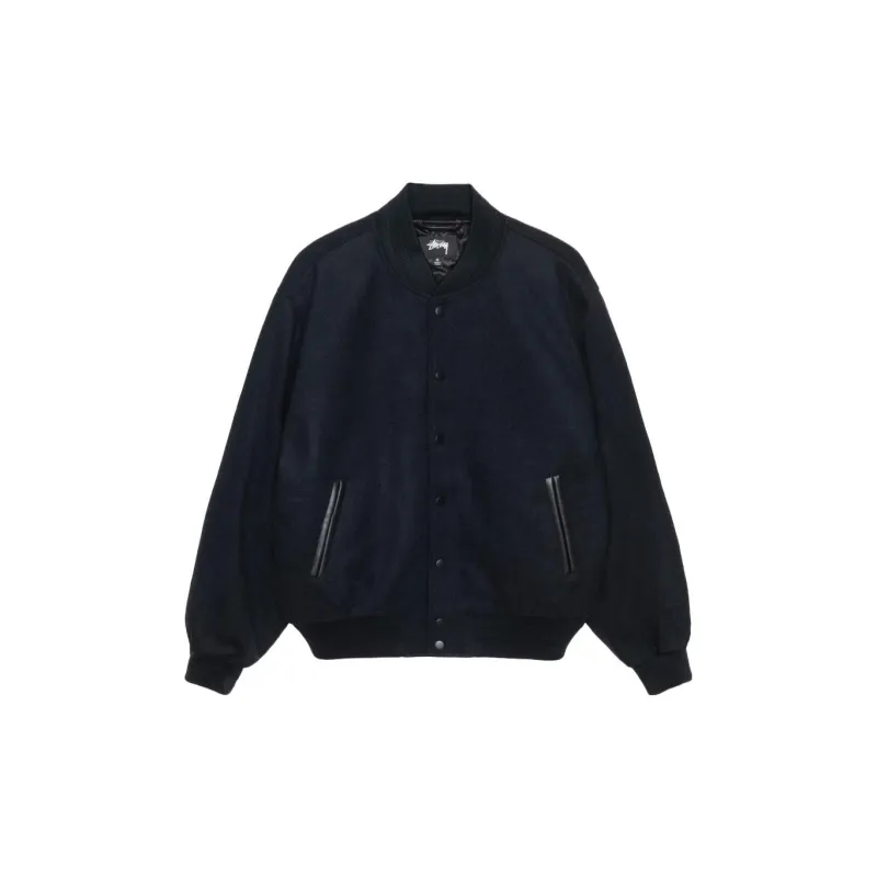 Stussy Sport Melton Varsity Jacket-1