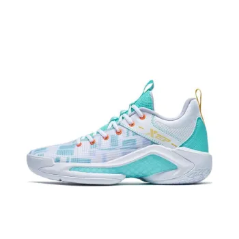 XTEP Low Top Basketball Shoes Men's White Green