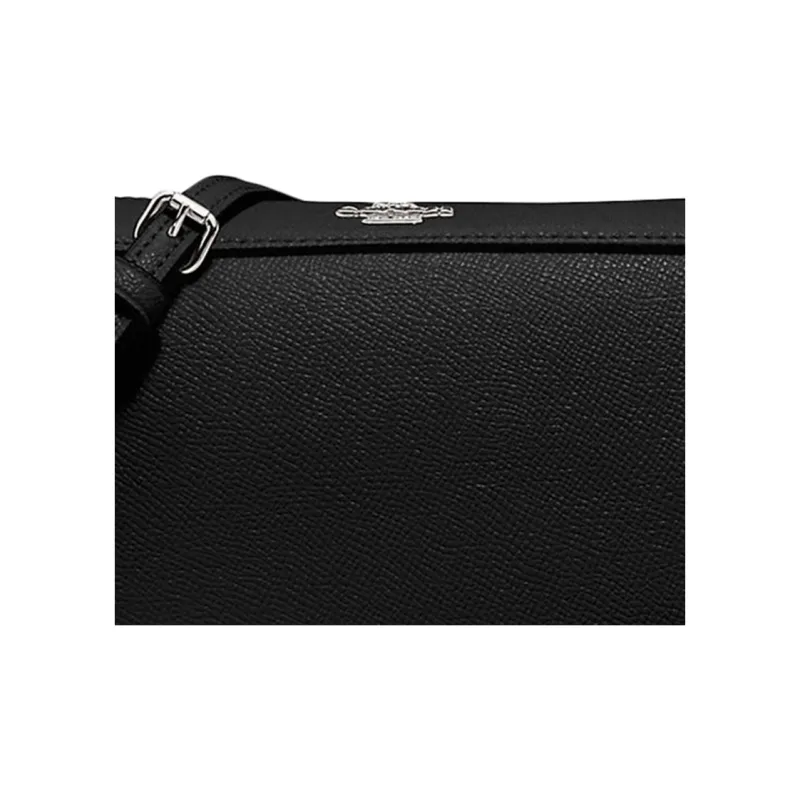 COACH Bennett Cow Leather Shoulder Bag Crossbody Bag Small Size Women's Black-4