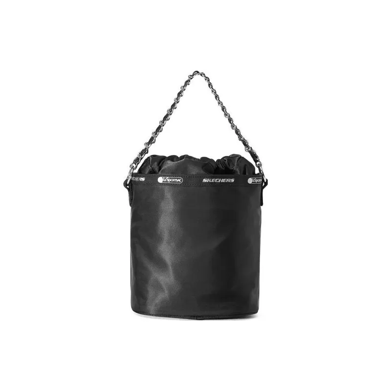 Skechers LeSportsac Collaboration Fabric Bucket Bag, Handbag, Shoulder Bag Regular Unisex Dark Blue Black-0