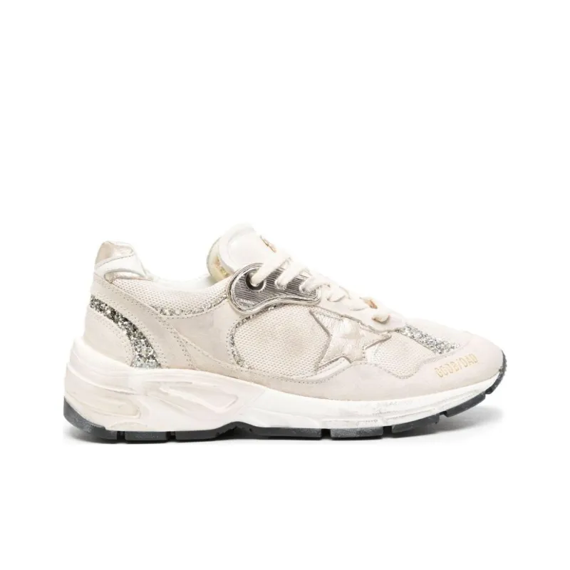 Golden Goose Star-patch Suede Distressed Sneakers-1