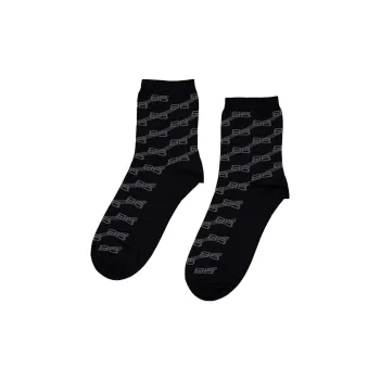 Balenciaga Mid Calf Socks Women's 1 Pack Black
