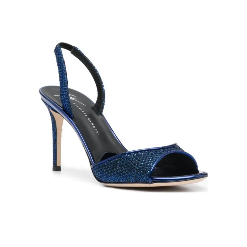 giuseppe zanotti Lilibeth 90mm Leather Slingback Pumps-2
