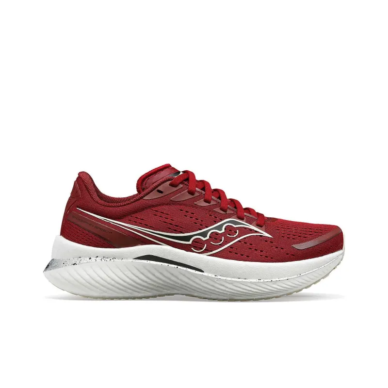 Saucony Endorphin Speed 3 Durable Breathable Low Top Running Shoes Women's Red-1