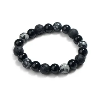 Jingleo Obsidian Bracelets Unisex