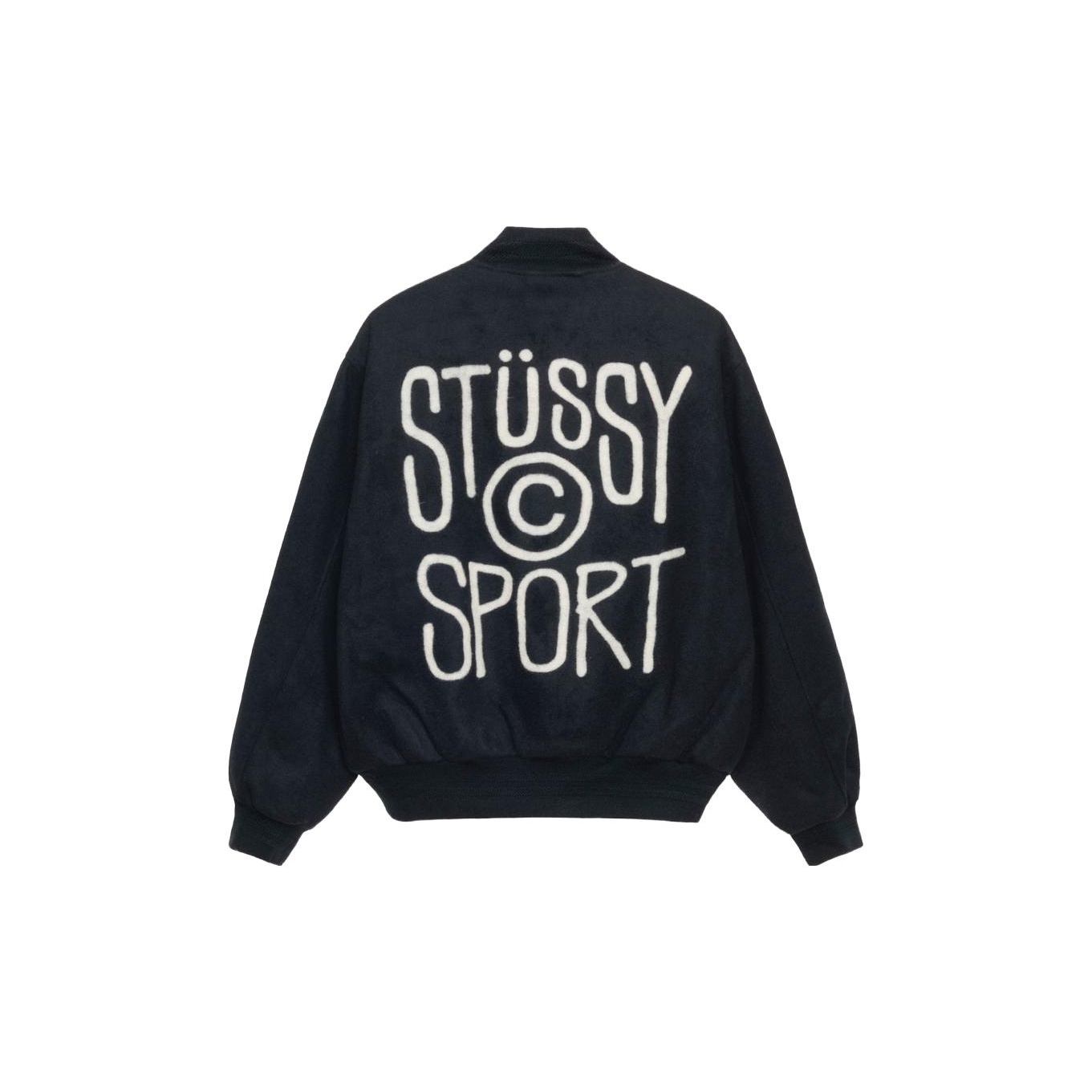 Stussy 80 Wool Varsity Jacket - POIZON Stussy 80 Wool Varsity Jacket - POIZON