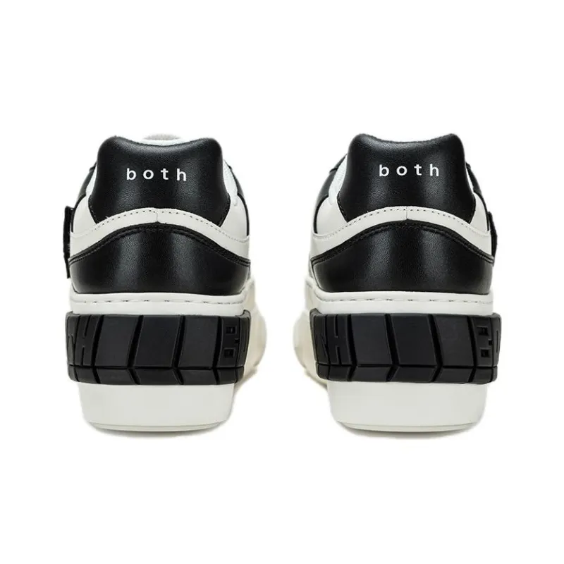 both Tyres Leather Platform Sneakers-4