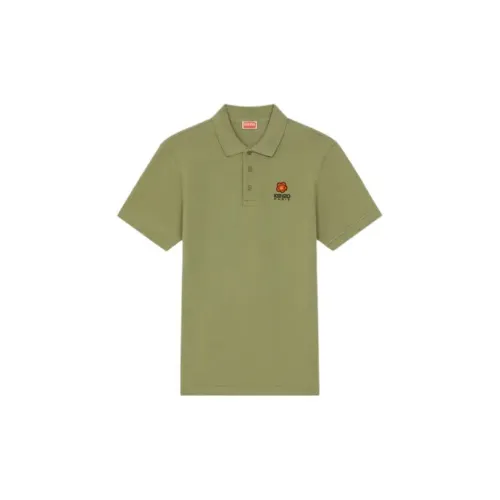 KENZO Polo Shirts Men Green