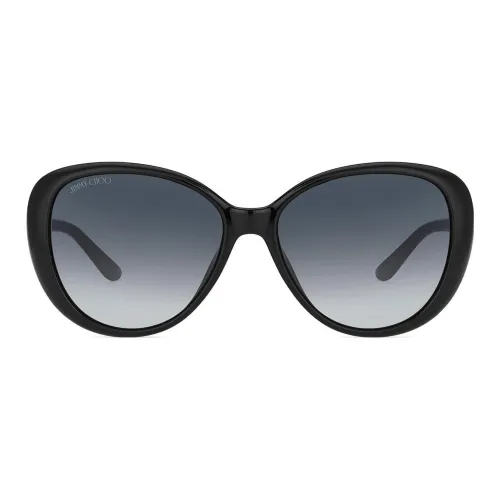 Jimmy Choo Plastic Butterfly Sunglasses Women's Black