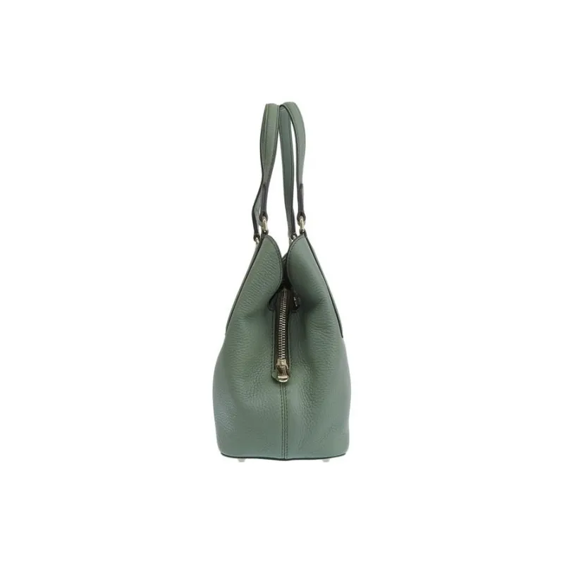 Furla Leather Tote Bag, Shopping Bag, Shoulder Bag, Handbag Women's Green-2