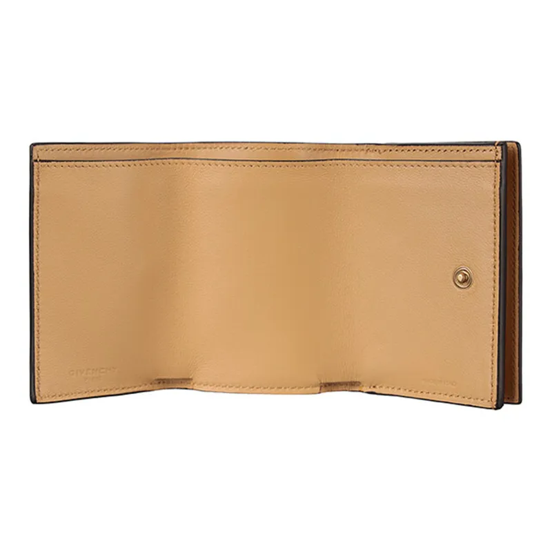 GIVENCHY Leather Wallet Women's Pink-2