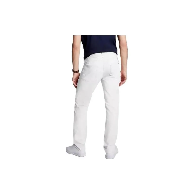 Tommy Hilfiger Straight Fit Twill Chino Pants & Shorts Casual Pants Men's White-1