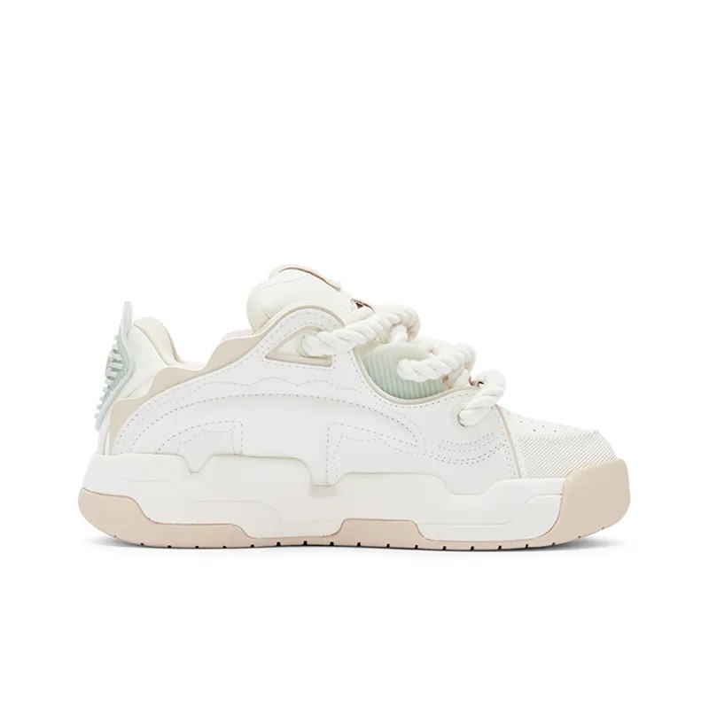 Champion TronSkateV1 Balance Low Top Skateboard Shoes Women's Beige-1