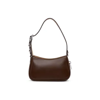 CHARLES&KEITH PU Shoulder Bag Crossbody Bag Regular Women's Noir Black/Dark Brown/Dark Brown/Green