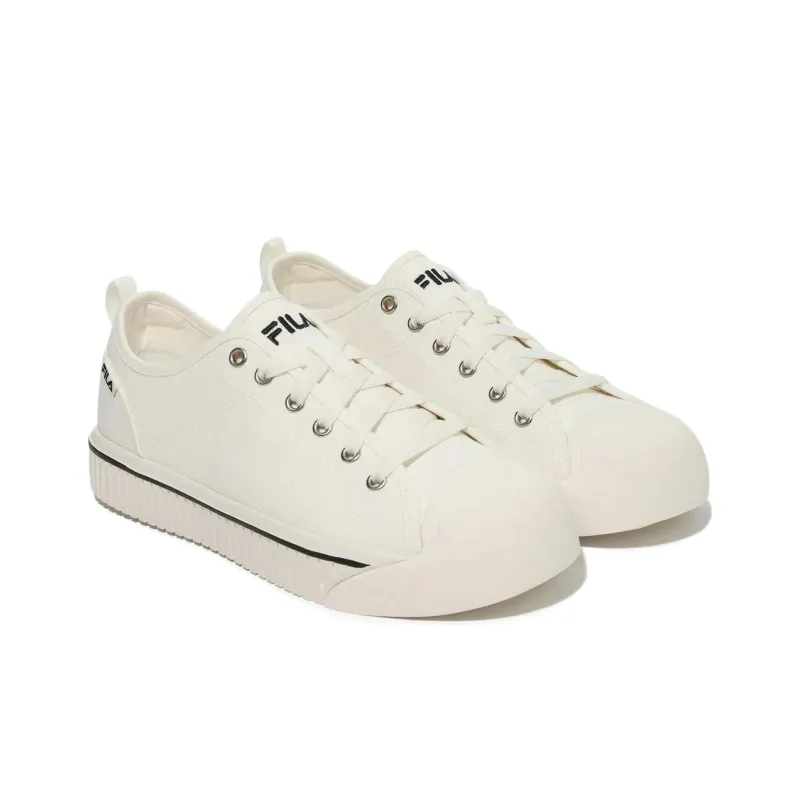FILA Center Court G V3 Abrasion Resistant Breathable Low Top Canvas Shoes Unisex Beige Korean Style-2