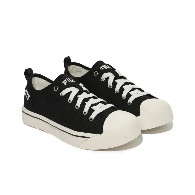 FILA Center Court G V3 Abrasion Resistant Low Top Canvas Shoes Unisex Black Korean Style-2