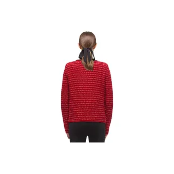 Self portrait Sweater Women's Christmas New Year Burgundy