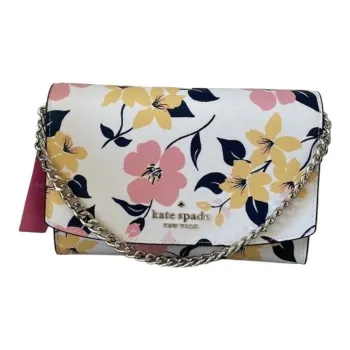 Kate Spade PVC Shoulder Bag Crossbody Bag Women's Cream Multicolor