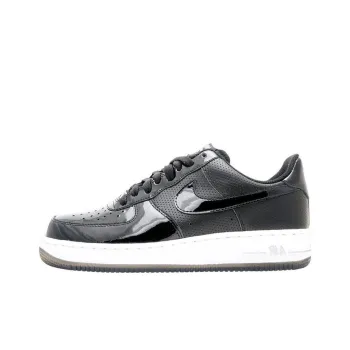 Nike Air Force 1 Cushioning Lightweight Low Top Skateboard Shoes Unisex Black Silver