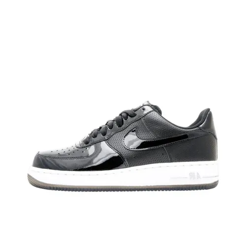 Nike Air Force 1 Skateboard Shoes Unisex Low-Top Black/Silver