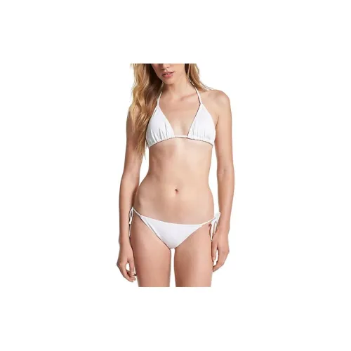 MICHAEL KORS Stretch Nylon Triangle Bikini Top