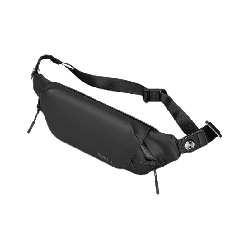 KINGSONS Polyester Shoulder Bag, Crossbody Bag, Sling Bag Regular Men's Black-1