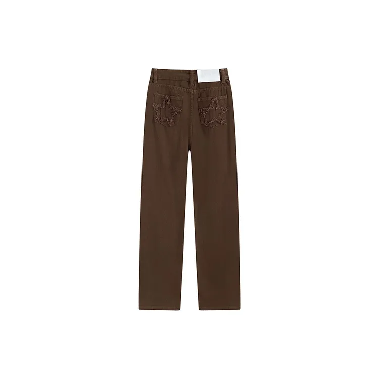 Garbege Jeans Women's Coffee-1
