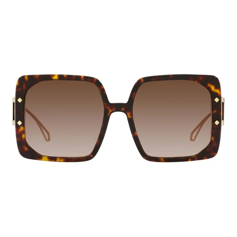 BVLGARI Tortoiseshell-effect Square-frame Sunglasses-1