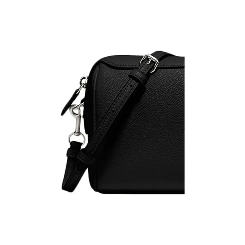 COACH Bennett Cow Leather Shoulder Bag Crossbody Bag Small Size Women's Black-2