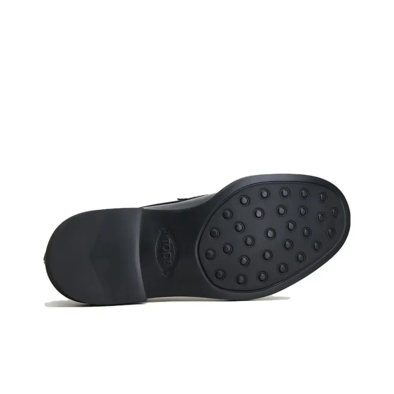 TOD'S T Timeless Logo Plaque Loafers-4