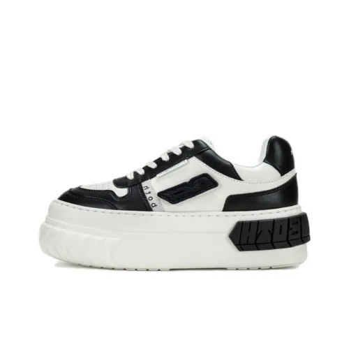 both Tyres Leather Platform Sneakers